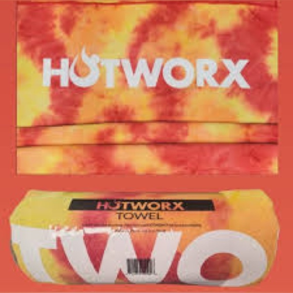 Tie Dye HOTWORX Yoga Mat Grip Towel  79” x 30” Mat Hot Yoga Non Slip Towel NEW